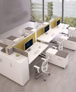وحدة عمل سداسية – تصميم ذكي لـ6 موظفين