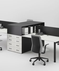 وحدة عمل رباعية بتصميم عملي وألوان احترافية